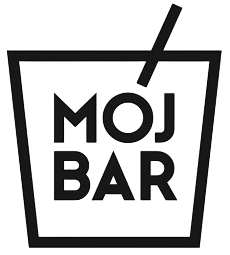 Czarno-biały znak - Moj Bar. Szkoła barmanów i sommelierów MSBiS